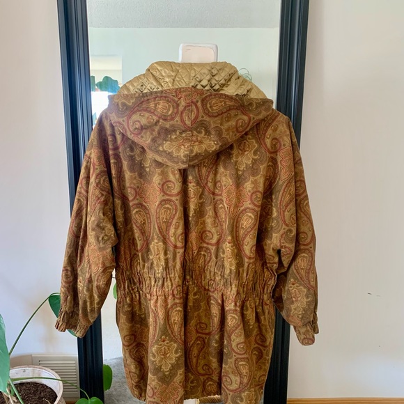 ESCADA Paisley Printed Parka - Picture 4 of 8